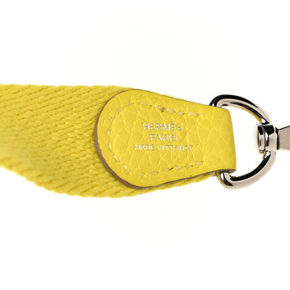 Hermes Taurillon Clemence Evelyne TPM Lime 9 of 10