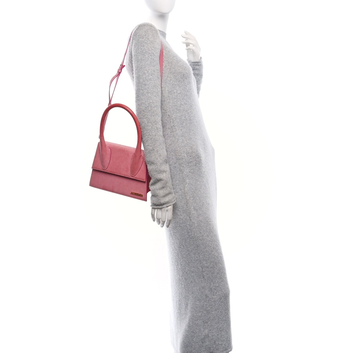 Jacquemus Smooth Calfskin Le Grand Chiquito Pink 2 of 16