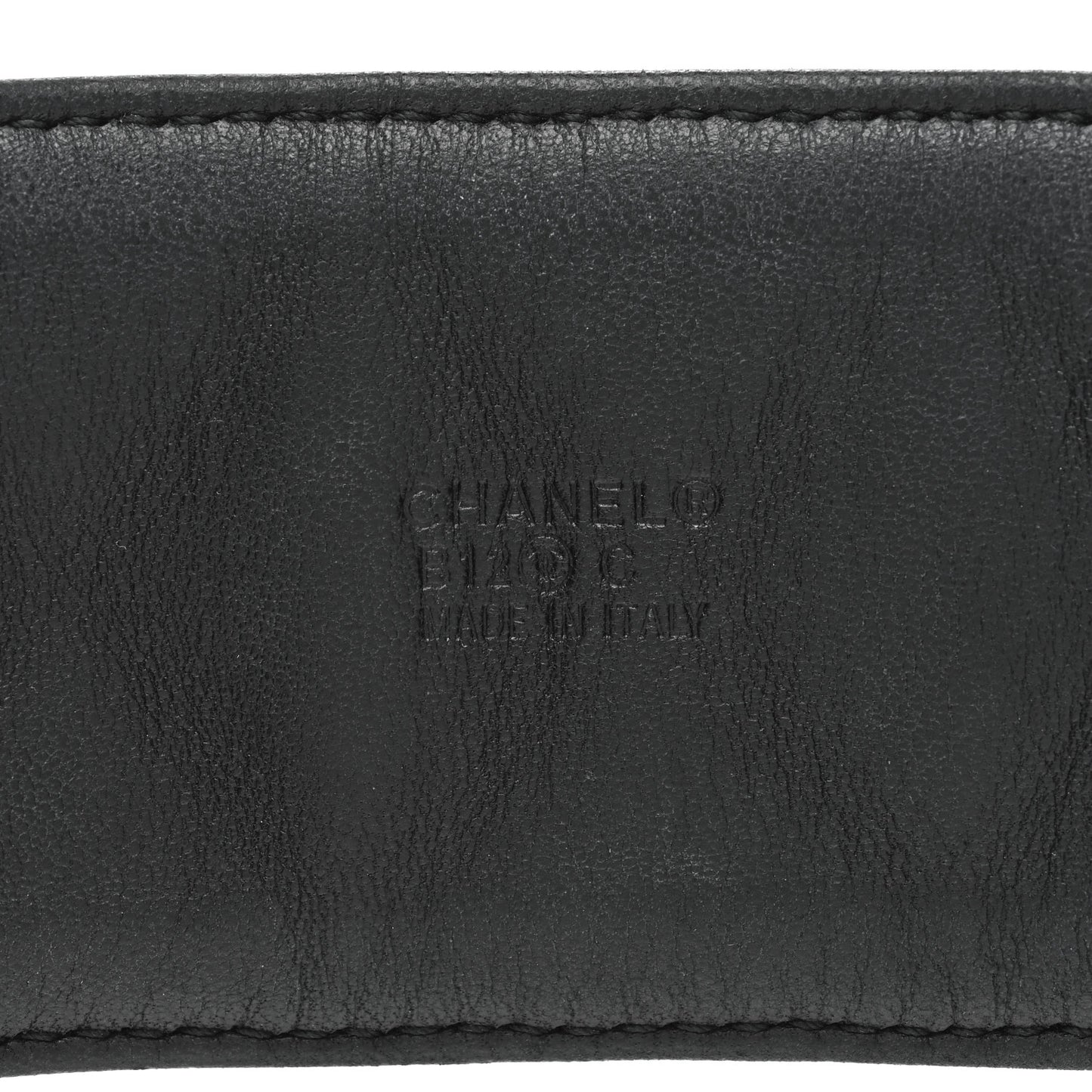 Lambskin Quilted CC Turnlock Cuff Bracelet S Black