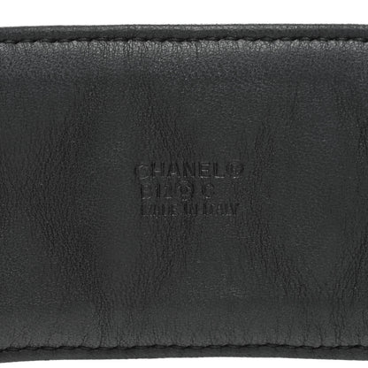 Chanel Lambskin Quilted CC Turnlock Cuff Bracelet S Black 4 of 4