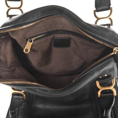 Chloe Calfskin Large Marcie Satchel Black 5 of 10