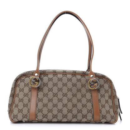Gucci Monogram GG Twins Boston Brown 1 of 9
