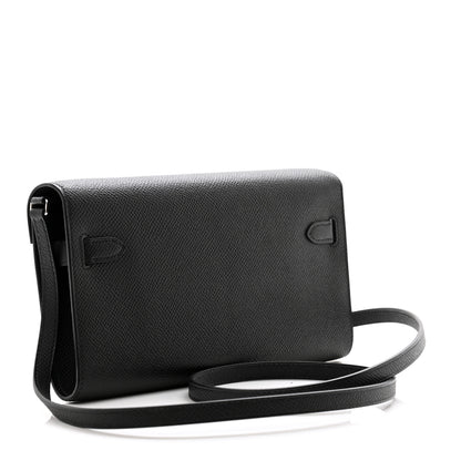 Hermes Epsom Kelly Wallet To Go Black 3 of 12