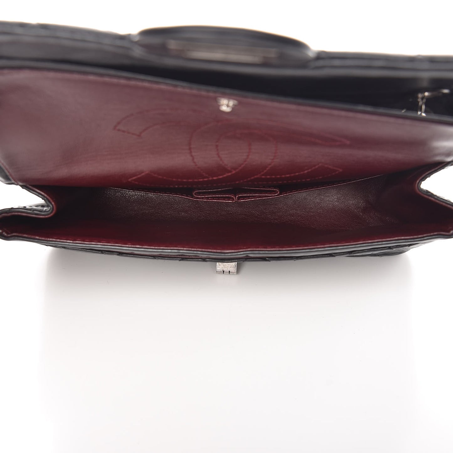 Aged Calfskin Quilted 2.55 Reissue 225 Flap Black