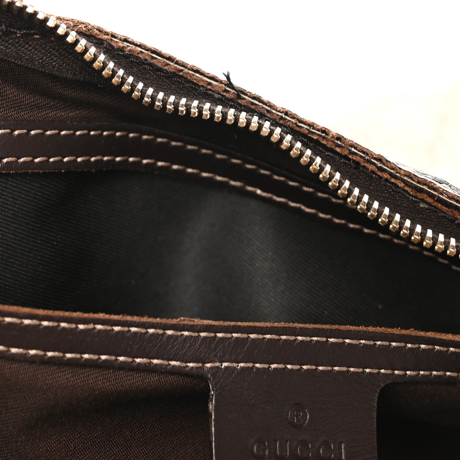 Gucci GG Plus Monogram Large Carry On Duffle Bag Brown 12 of 14