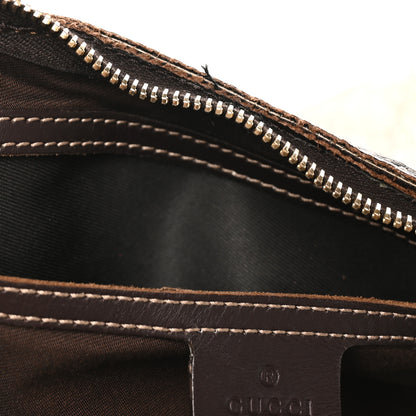 Gucci GG Plus Monogram Large Carry On Duffle Bag Brown 12 of 14