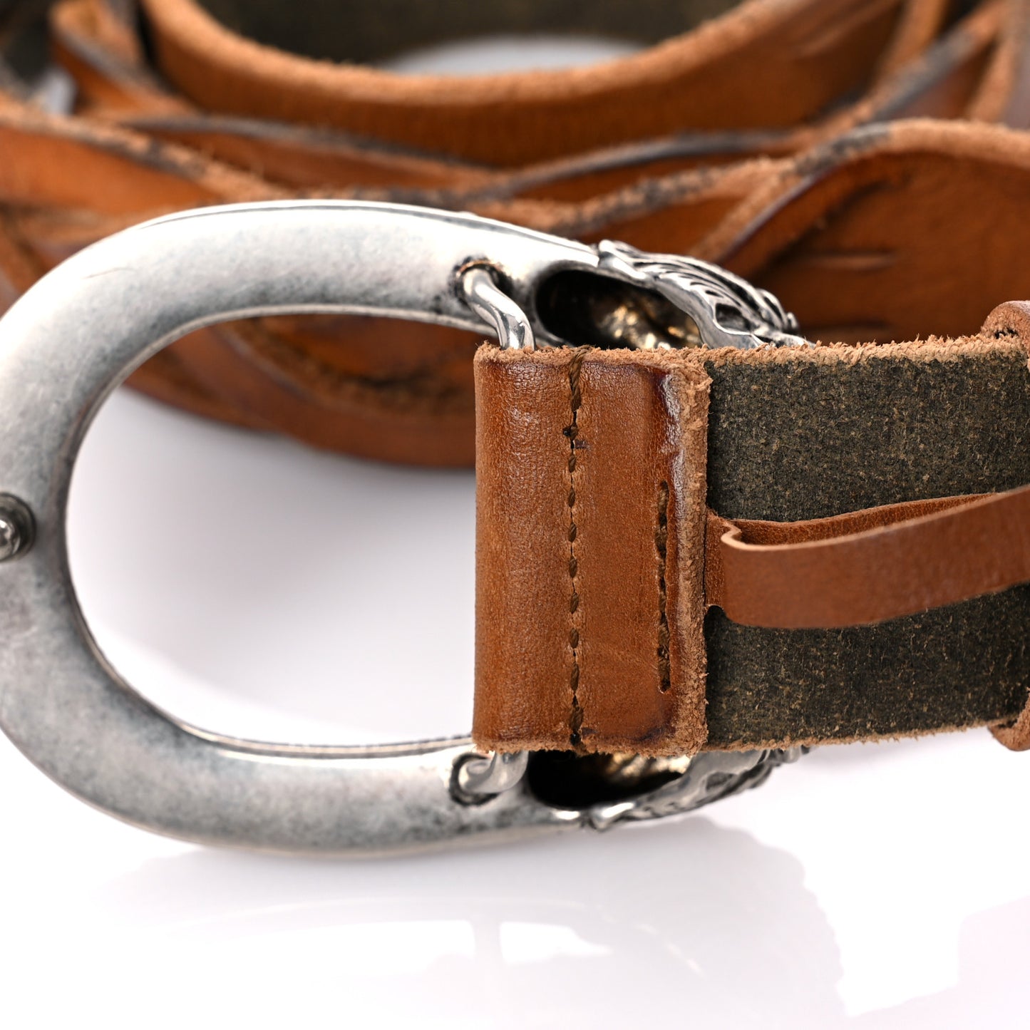 Calfskin Braided Dionysus Belt 90 36 Cuir
