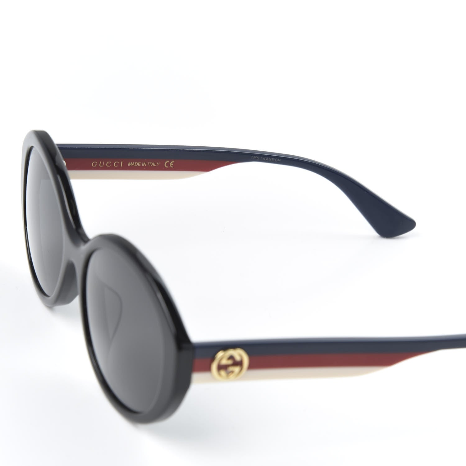 Gucci Round Web Sunglasses GG0279SA Black 5 of 8