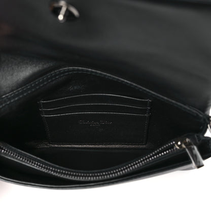 Christian Dior Calfskin Macrocannage Mini Caro Bag Black 5 of 10
