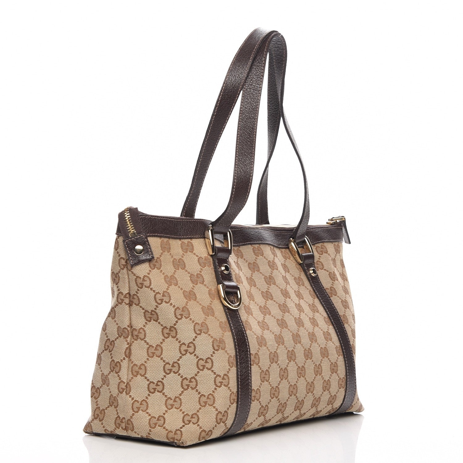 Gucci Monogram Medium Abbey Tote Brown 3 of 8