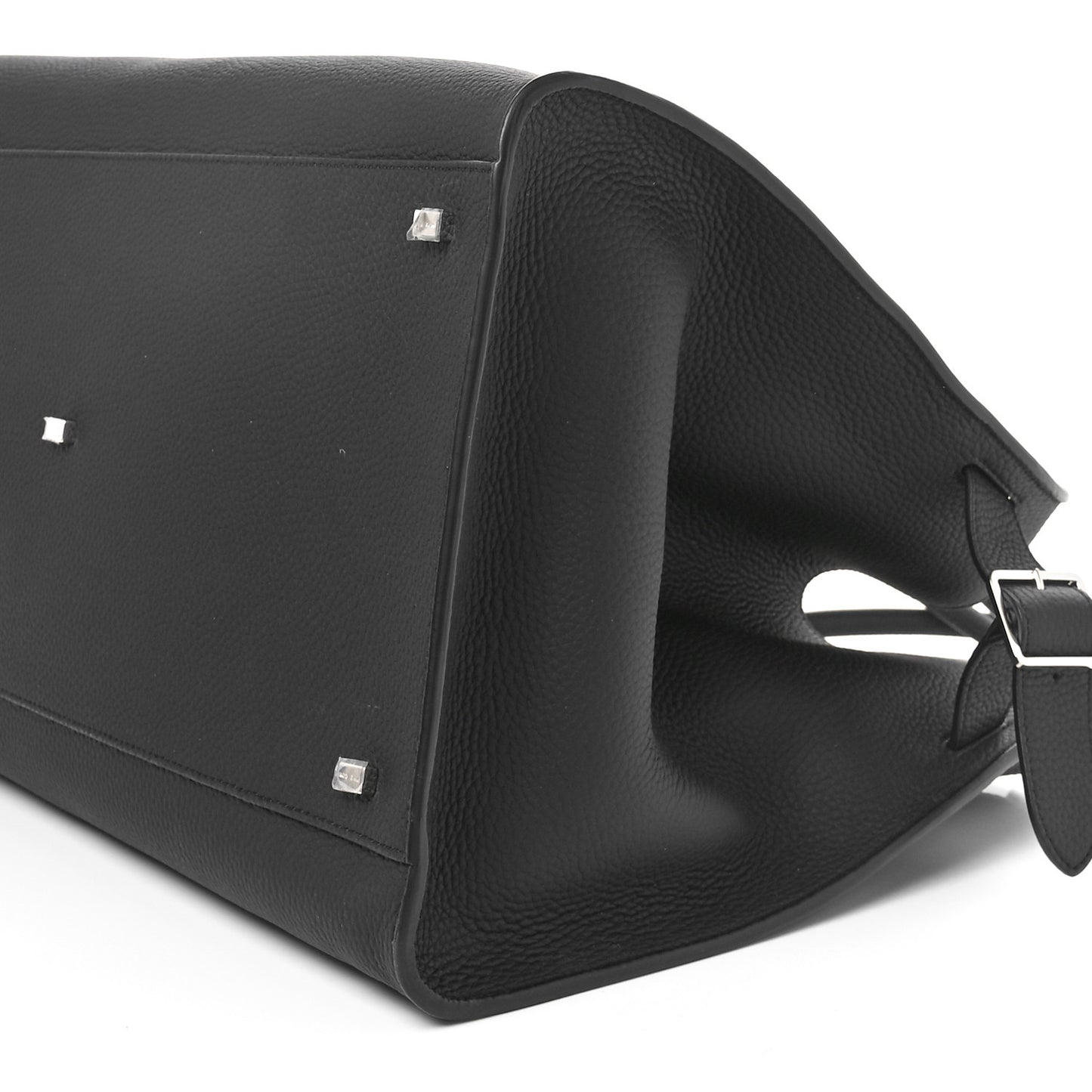 Grained Calfskin Soft Margaux 17 Black