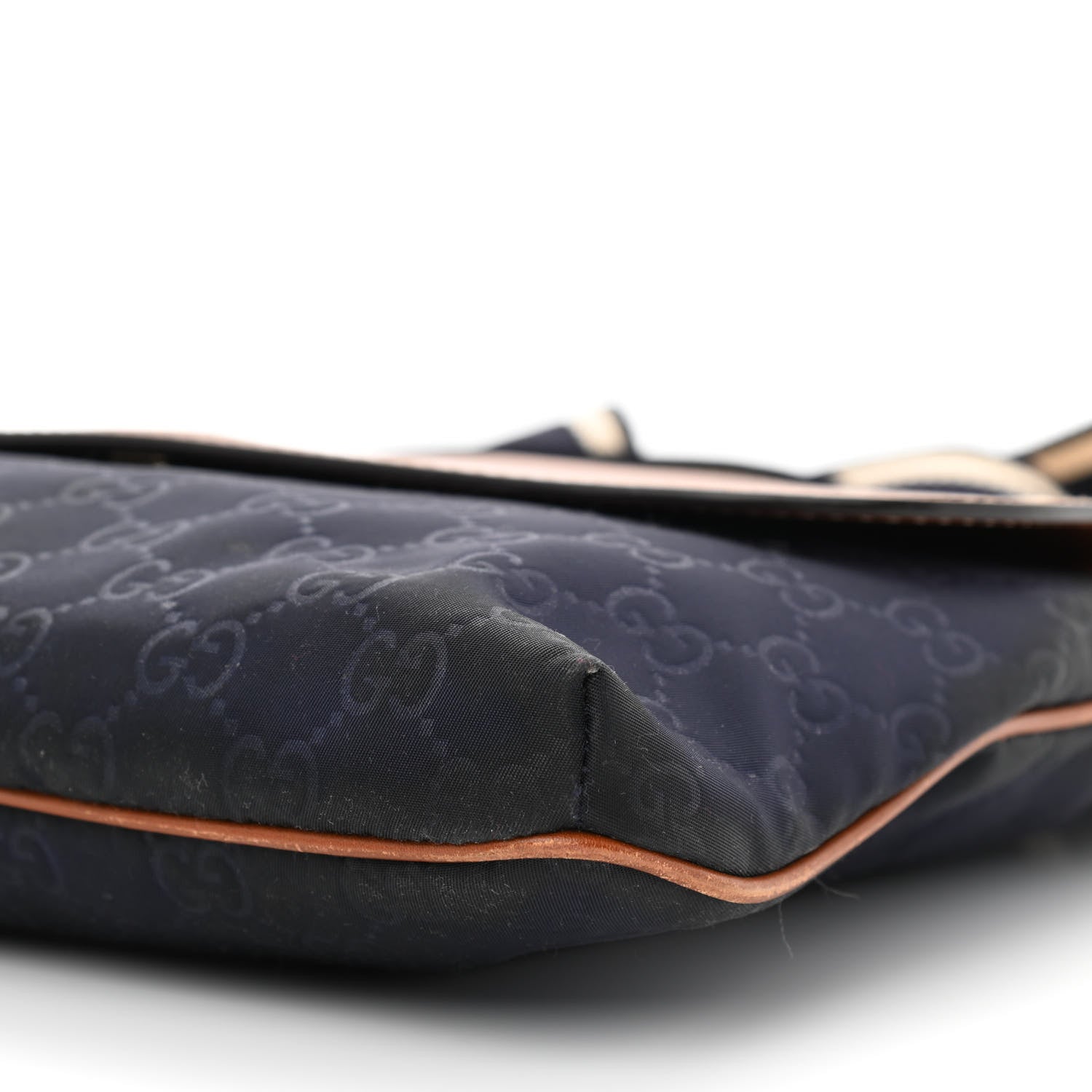 Gucci Nylon Monogram Signature Web Small Messenger Navy 10 of 10