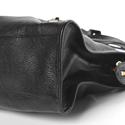 Balenciaga Chevre Gold Metallic Edge Hardware City Black 10 of 10