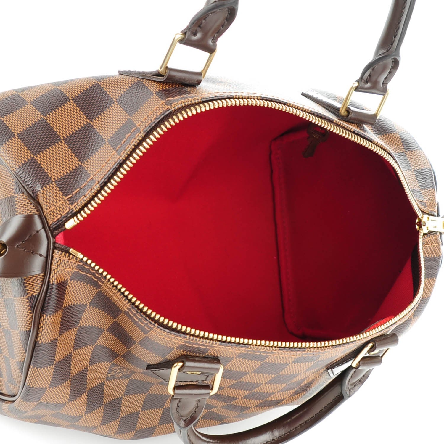 Louis Vuitton Damier Ebene Speedy 30 6 of 8