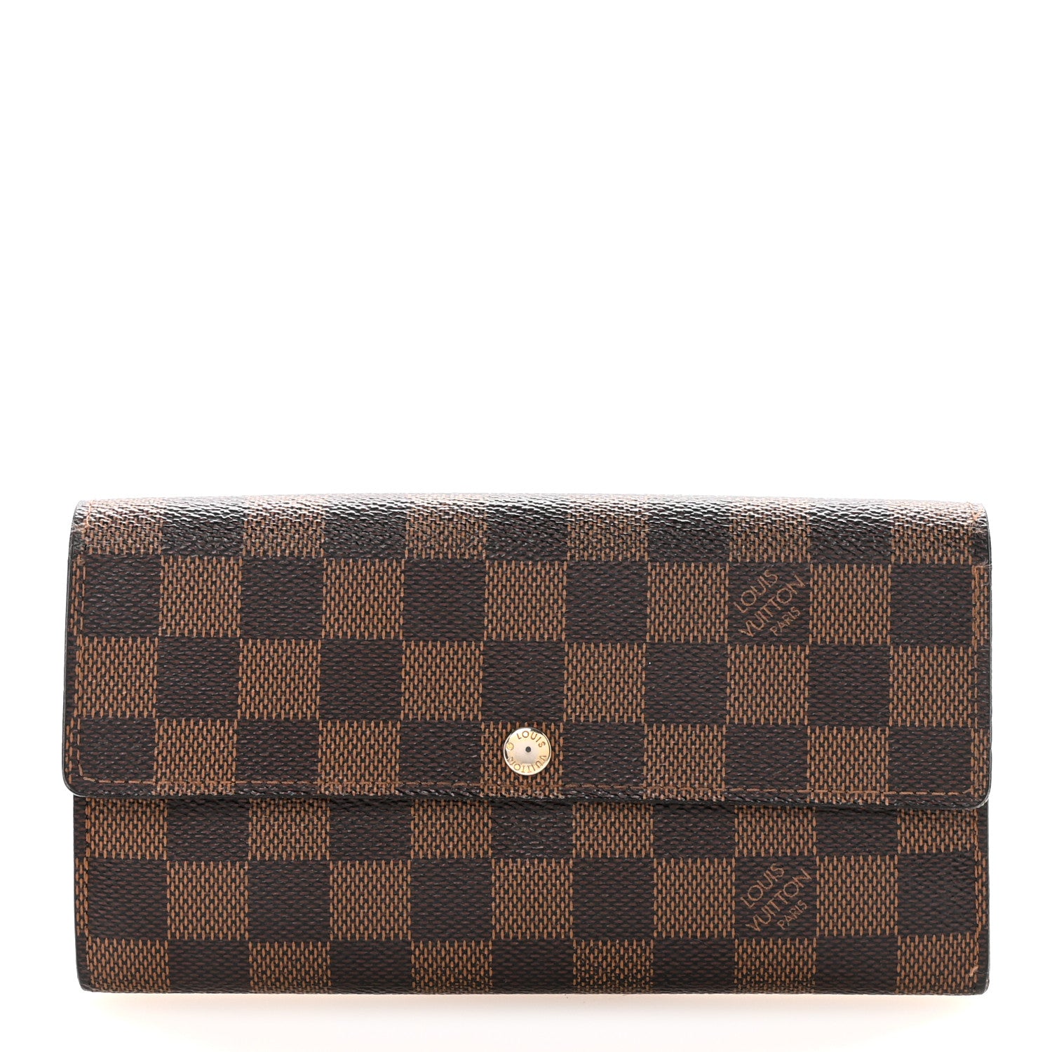 Louis Vuitton Damier Ebene Sarah Wallet 1 of 6