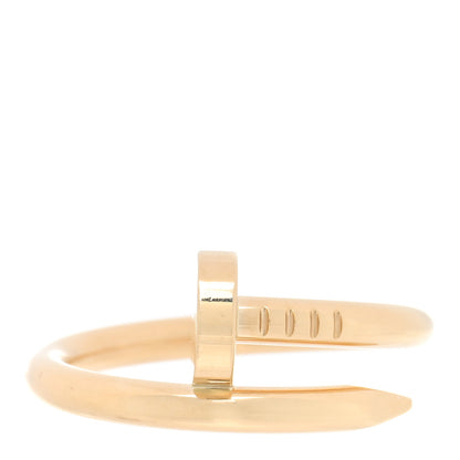 Cartier 18K Yellow Gold Juste Un Clou Ring 55 7.25 1 of 5