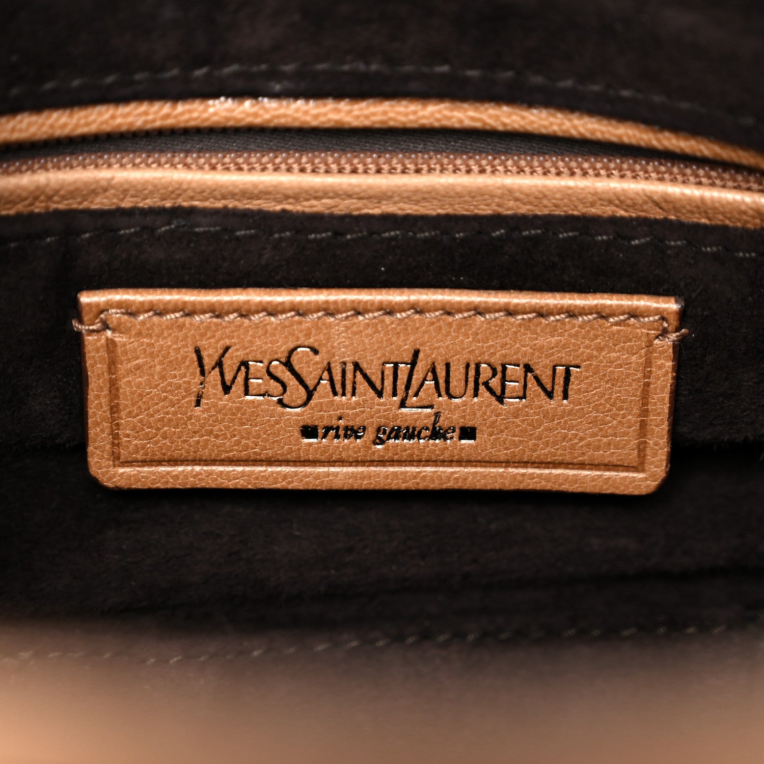 Saint Laurent Calfskin Nadja Shoulder Bag Tan 6 of 19