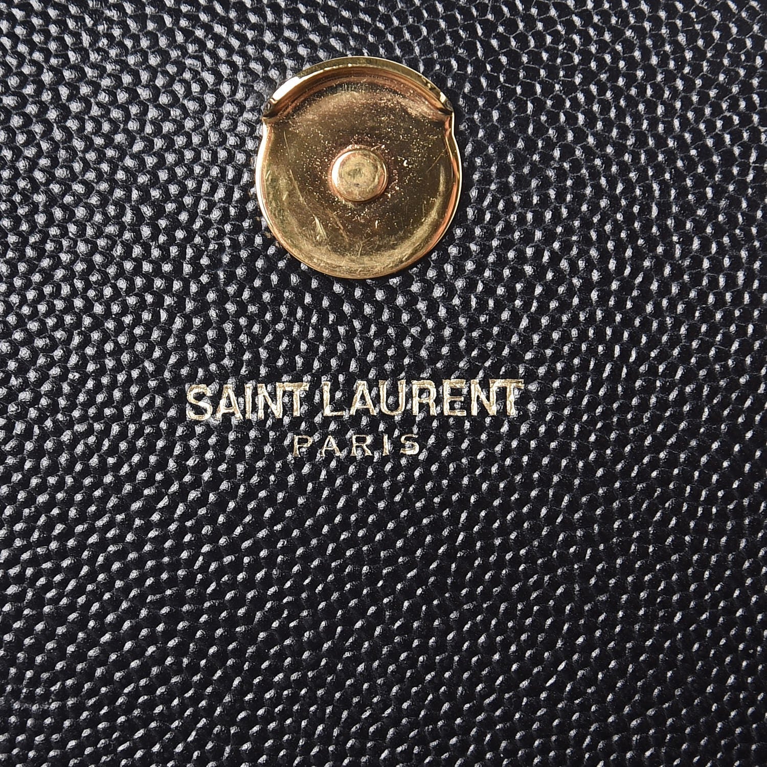 Saint Laurent Grain De Poudre Medium Classic Monogram Kate Satchel Black 6 of 9