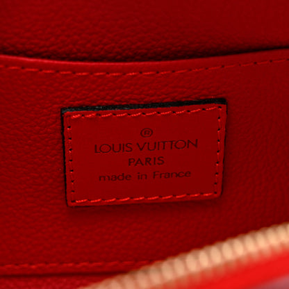 Louis Vuitton Epi Dauphine 17 Cosmetic Pouch Castillan Red 6 of 6