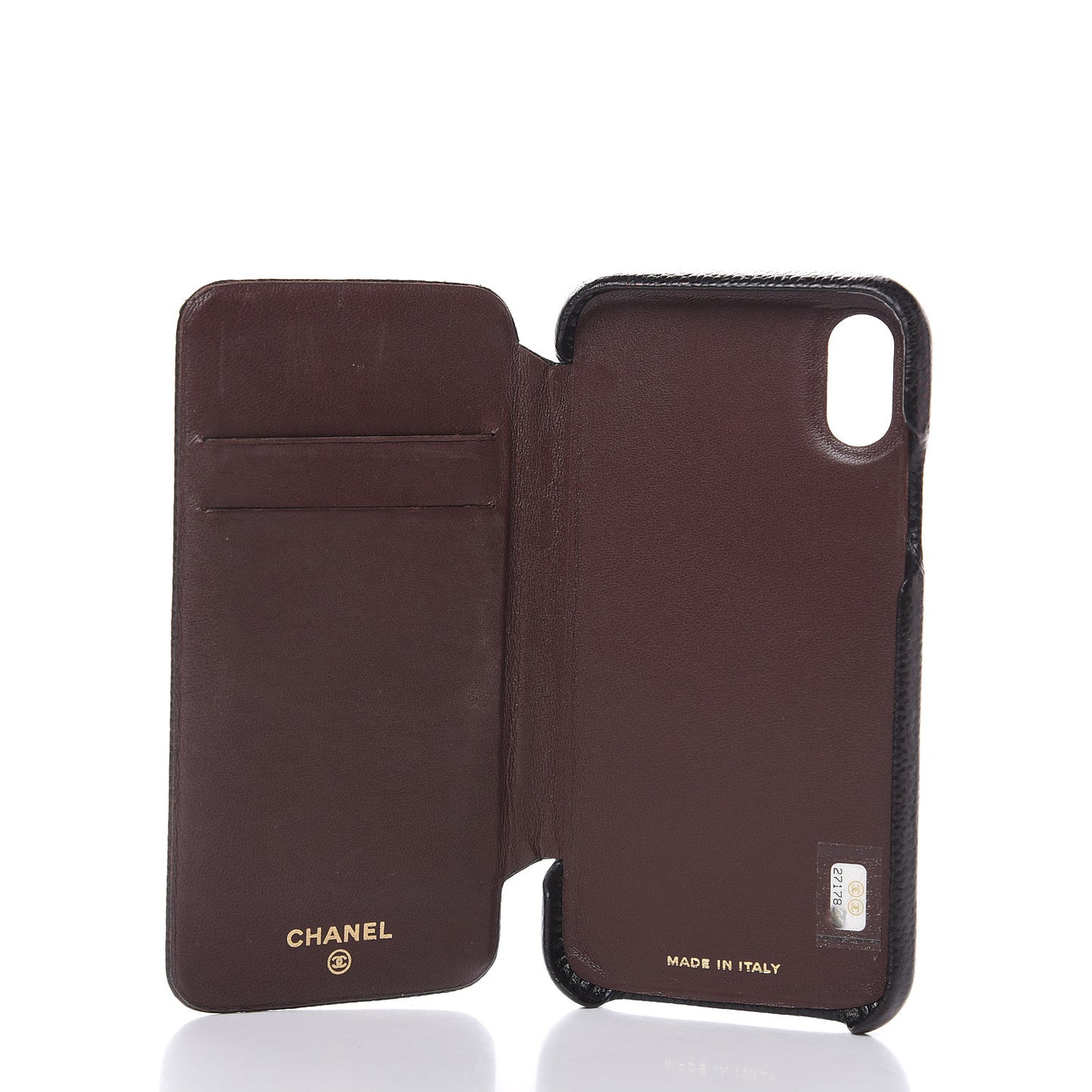 Caviar Quilted iPhone X Case Black