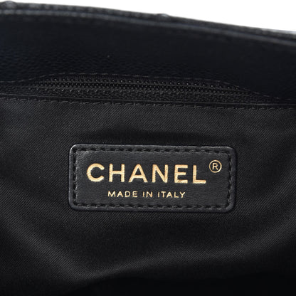 Chanel Caviar Quilted Grand Shopping Tote GST Black 6 of 7