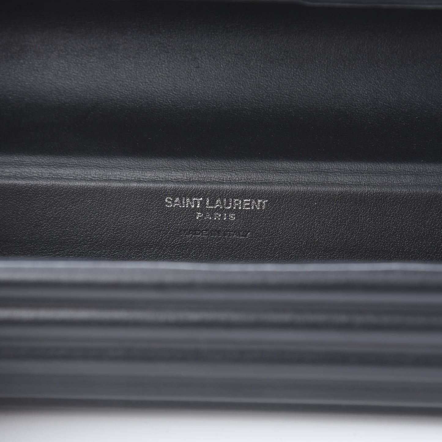Calfskin Opyum Clutch Black