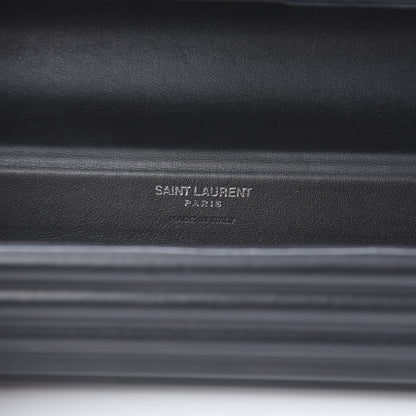 Saint Laurent Calfskin Opyum Clutch Black 6 of 8