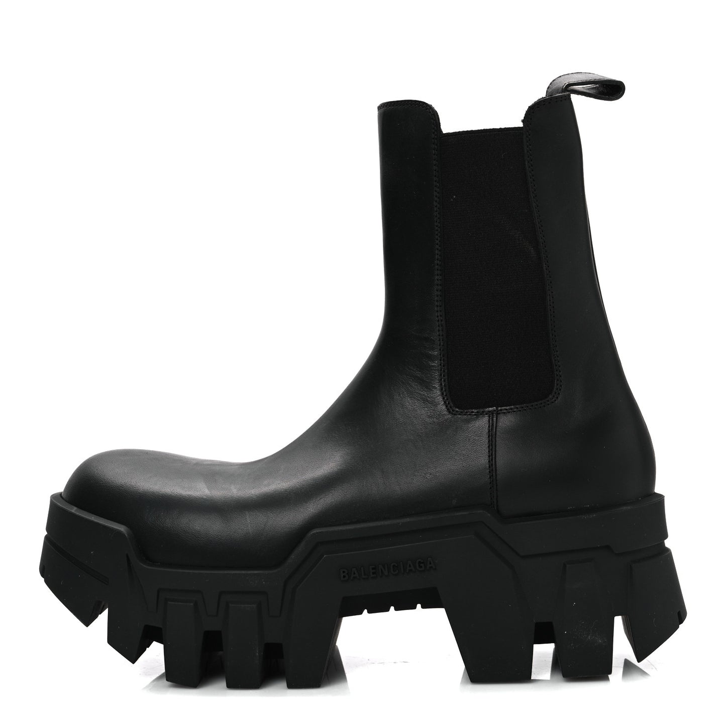 Smooth Calfskin Bulldozer Chelsea Boots 40 Black