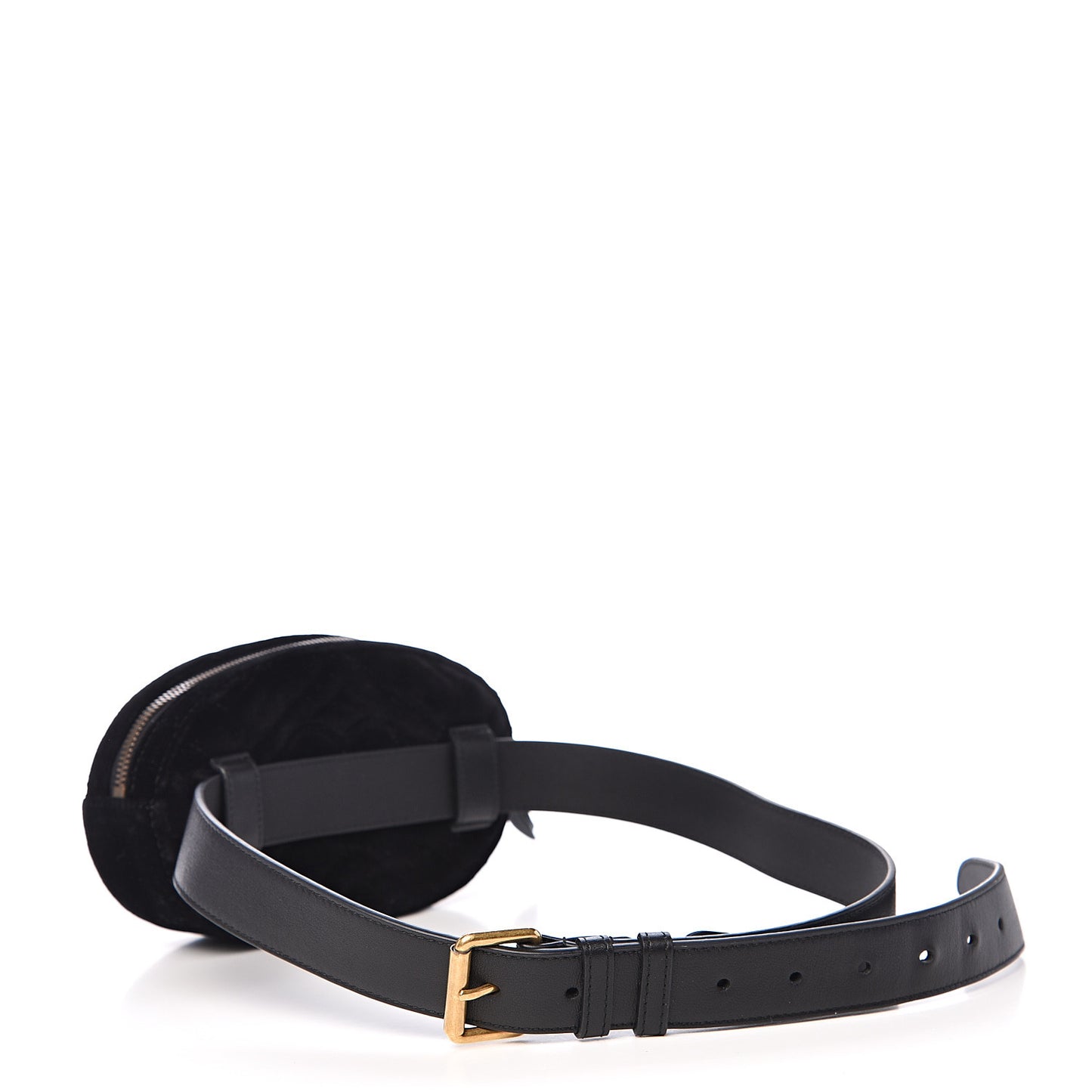 Velvet Matelasse GG Marmont Belt Bag 85 34 Black