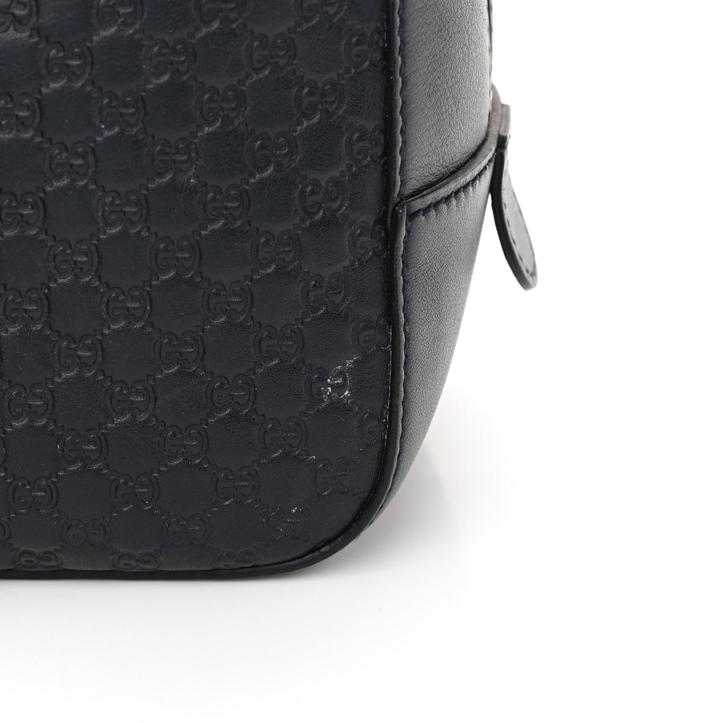 Microguccissima Medium Crossbody Bag Blue