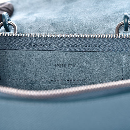 Celine Grained Calfskin Nano Belt Bag Slate Blue 6 of 9