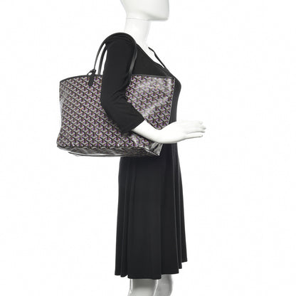 Goyard Goyardine Saint Louis Claire Voie PM Black Violet 2 of 9