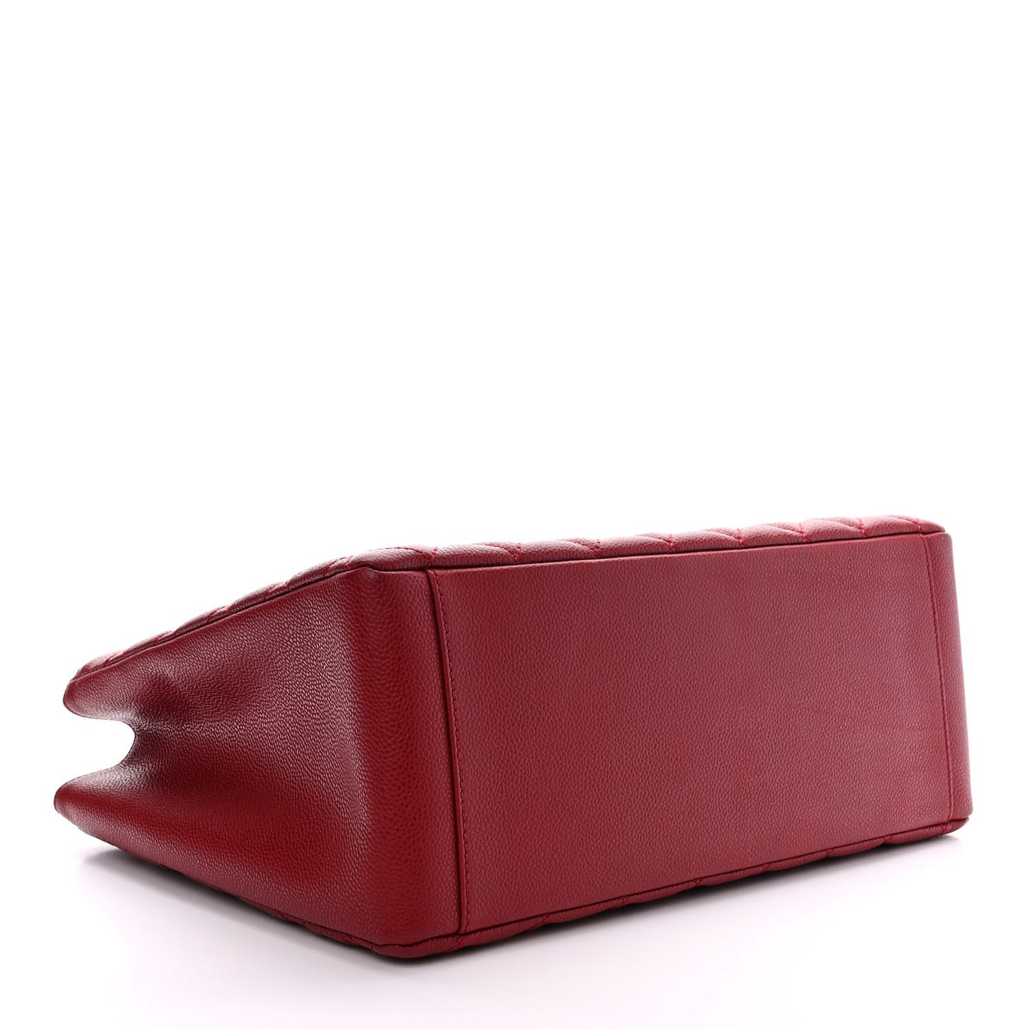 Caviar Quilted Grand Shopping Tote GST Red