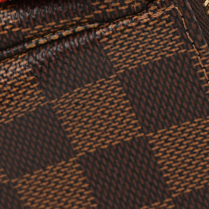 Louis Vuitton Damier Ebene 2019 Christmas Animation Mini Pochette Accessories Red 9 of 9