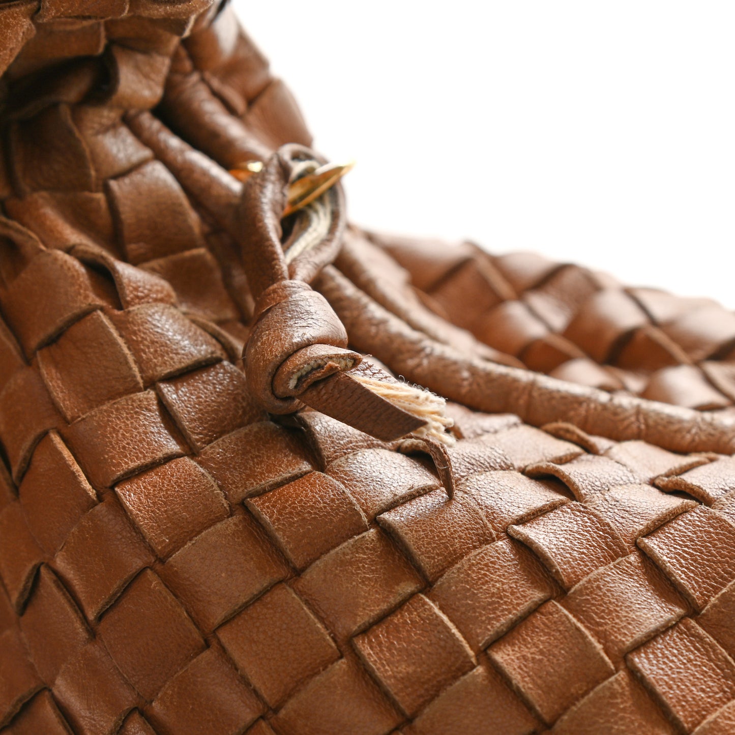 Nappa Intrecciato Large Veneta Hobo Noce