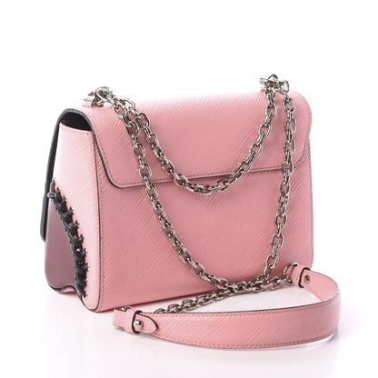 Louis Vuitton Epi Braided Twist Shoulder Bag MM Rose Ballerine 3 of 9