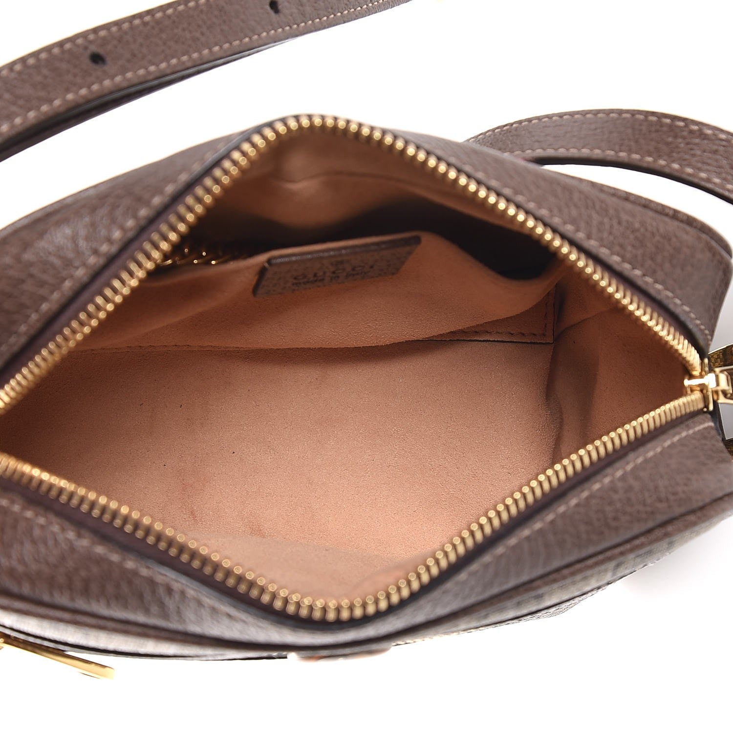 Gucci GG Supreme Monogram Web Mini Ophidia Shoulder Bag Brown 5 of 12