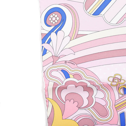 Hermes Silk Faubourg Rainbow Pocket Square 2 of 3