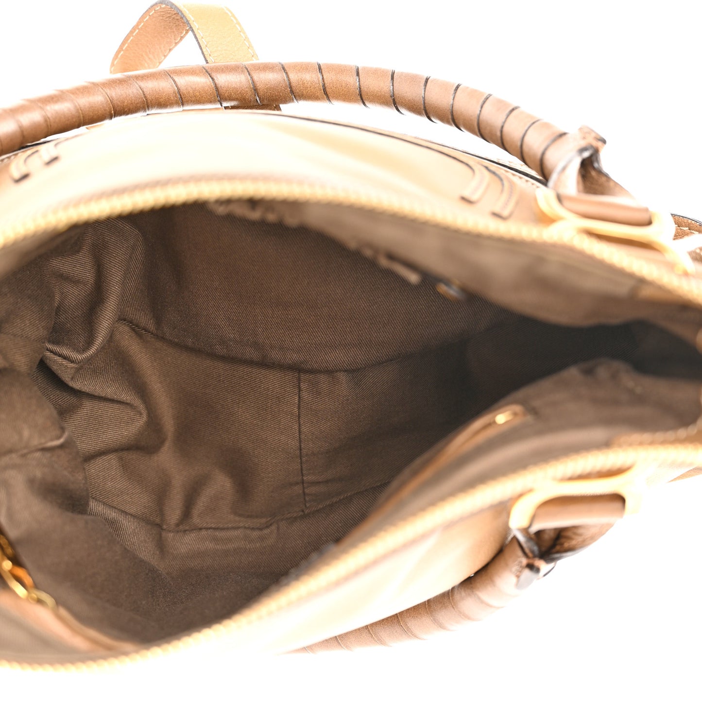 Calfskin Small Marcie Satchel Nut