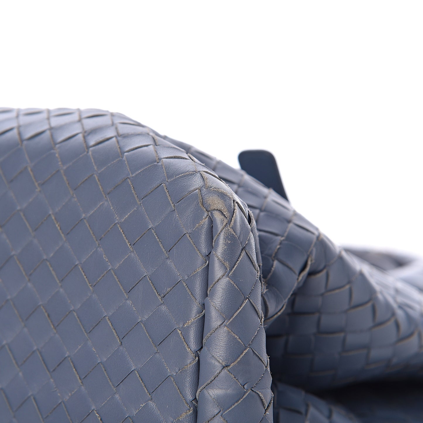 Nappa Intrecciato Medium Roma Tote Baltic Blue