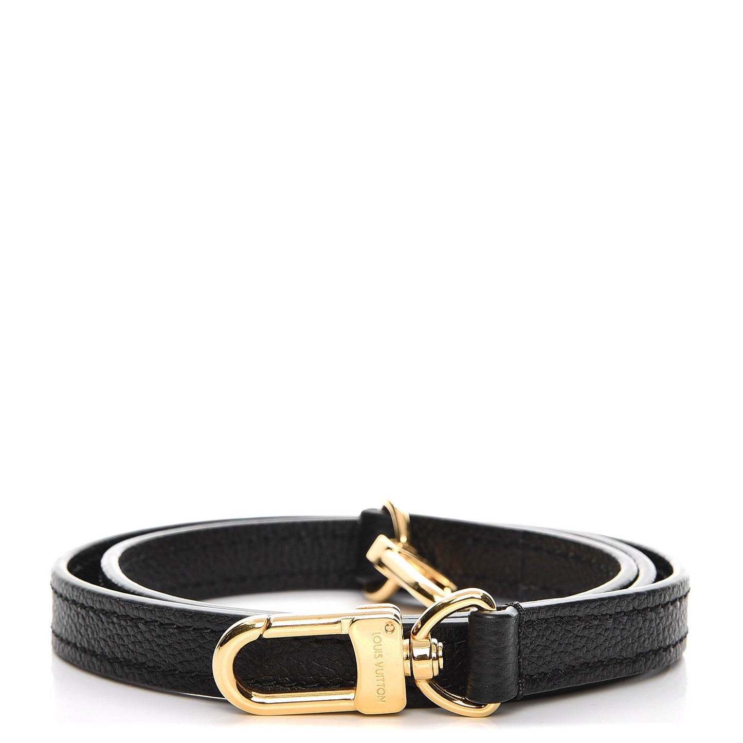 Calfskin Mazarine MM Shoulder Strap Black