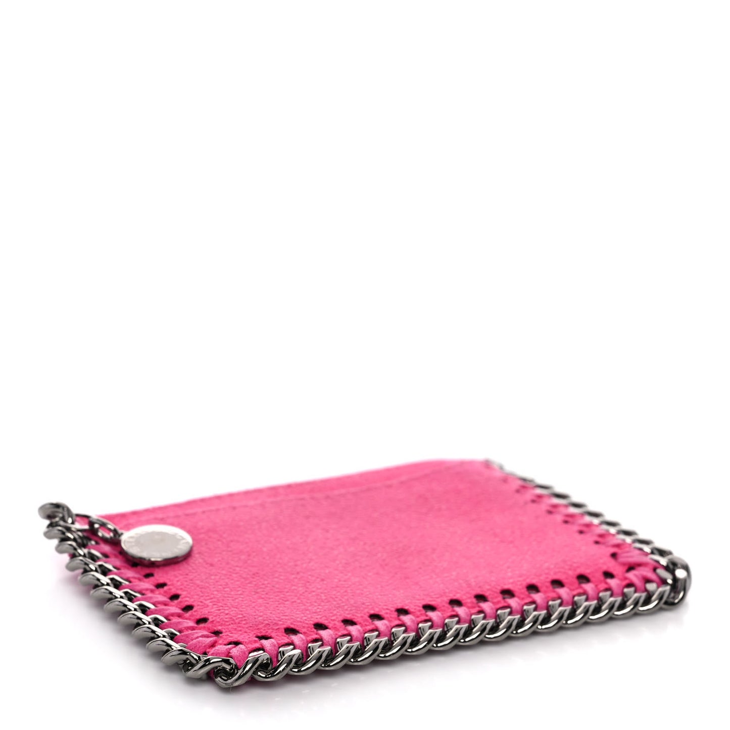 Shaggy Deer Falabella Card Holder Hot Pink