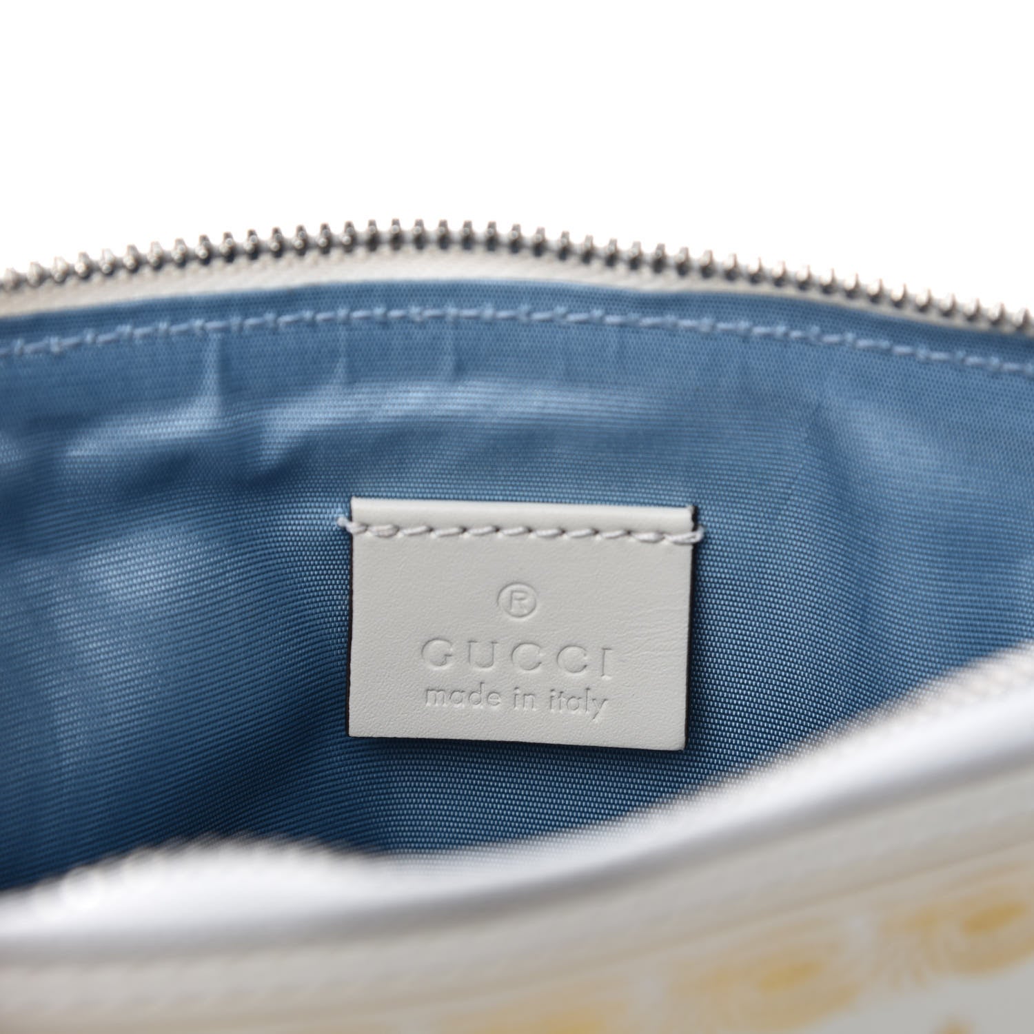 Gucci X SEGA Calfskin GUCCY Stars Mini Dome Shoulder Bag Mystic White Gold 9 of 11