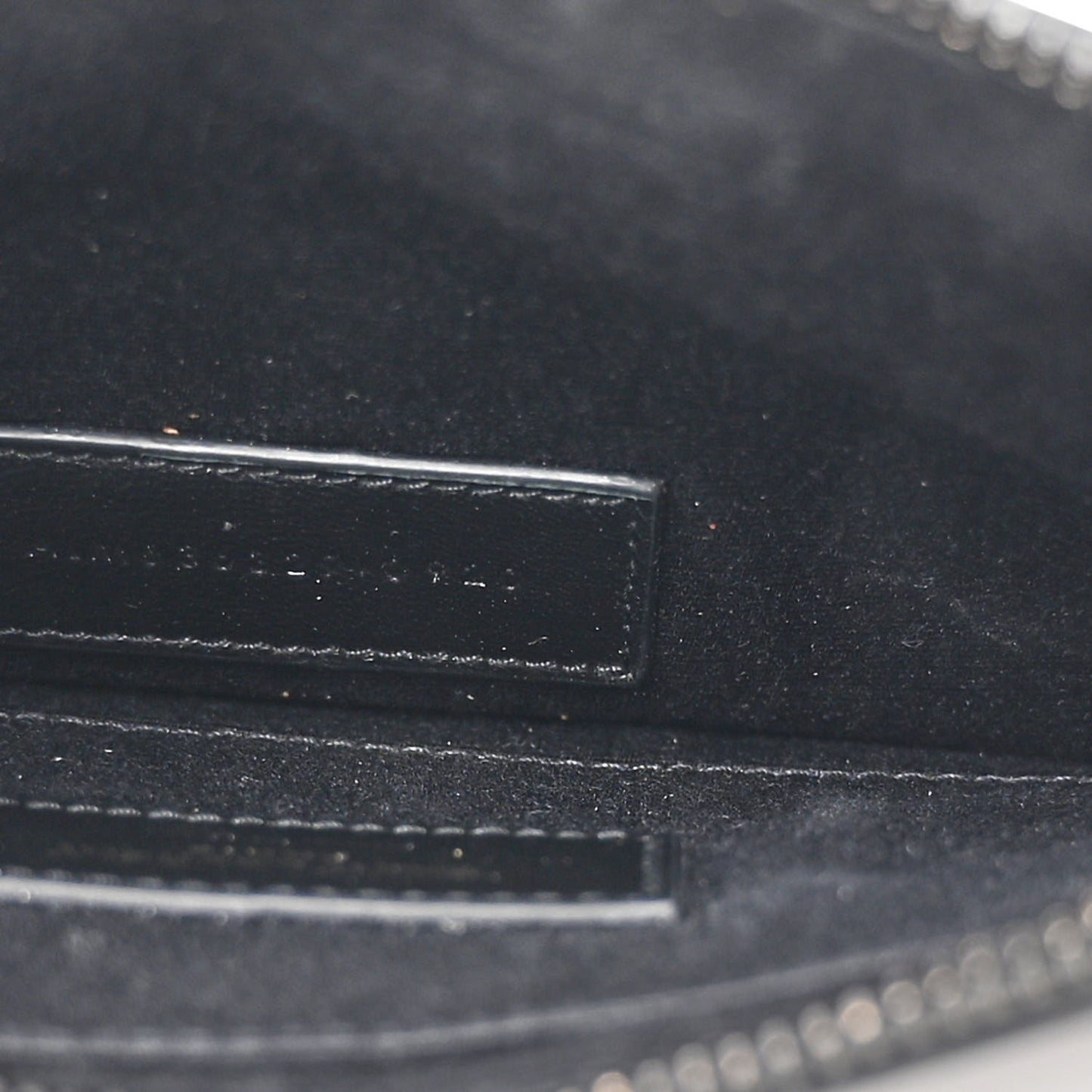 Smooth Calfskin Monochrome Monogram Bill Pouch Black