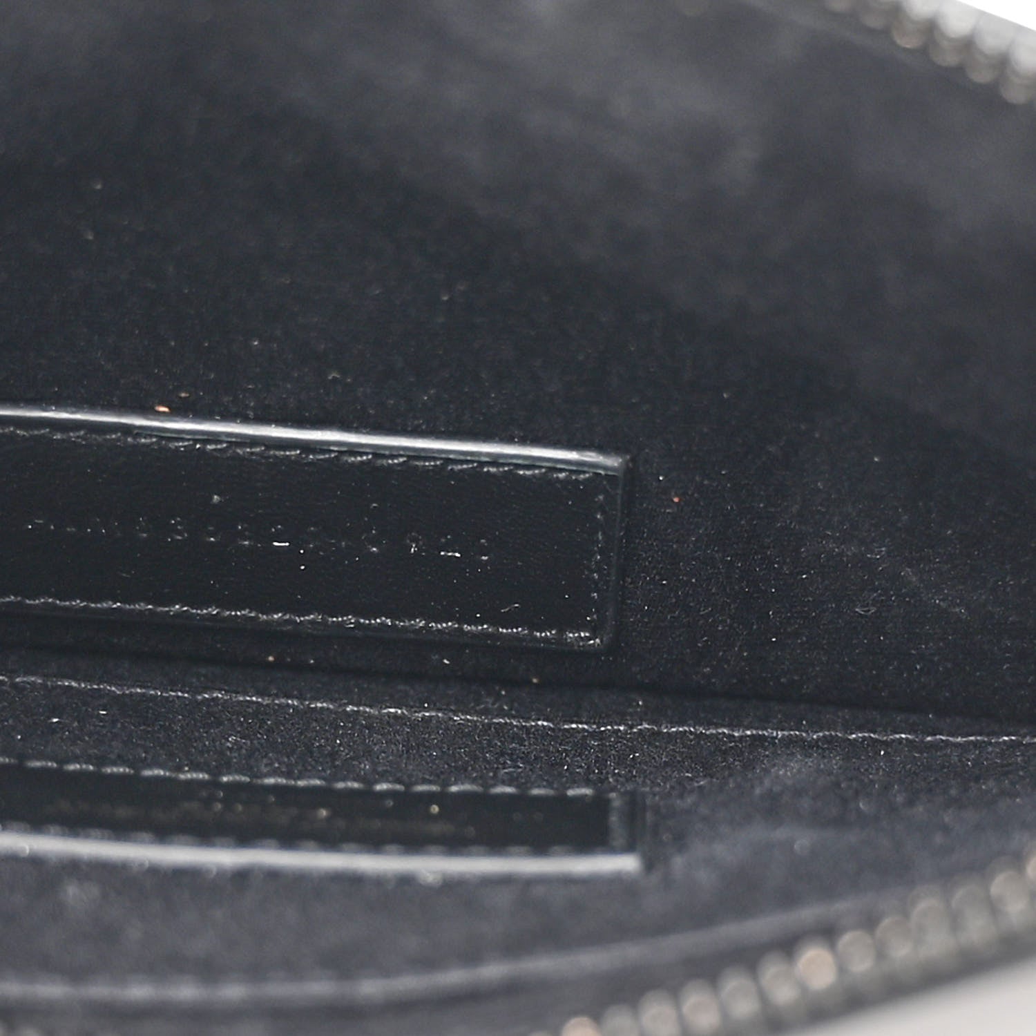 Saint Laurent Smooth Calfskin Monochrome Monogram Bill Pouch Black 5 of 9