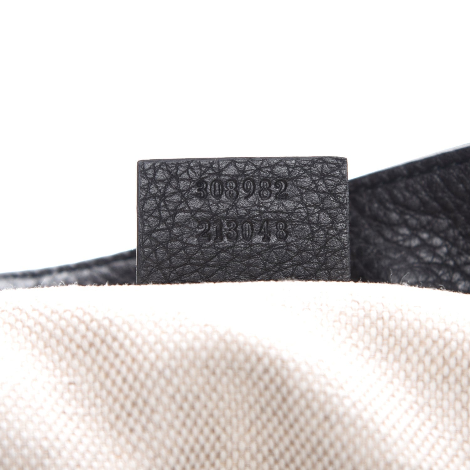 Gucci Pebbled Calfskin Medium Soho Chain Shoulder Bag Black 7 of 7