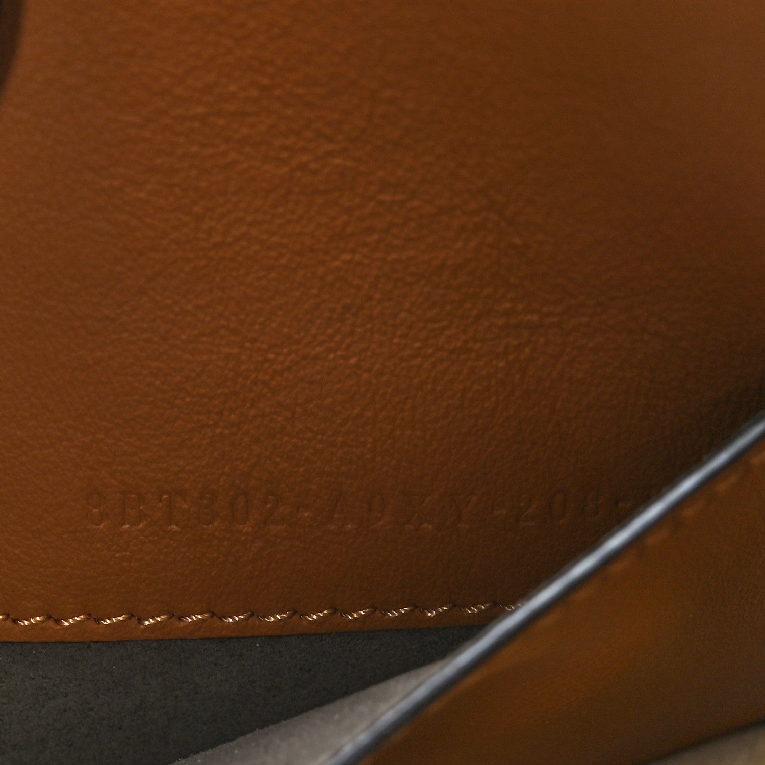 Fendi Vitello Grace Suede Snakeskin Small Flip Tote Nocciola Light Brown Marrone 8 of 11