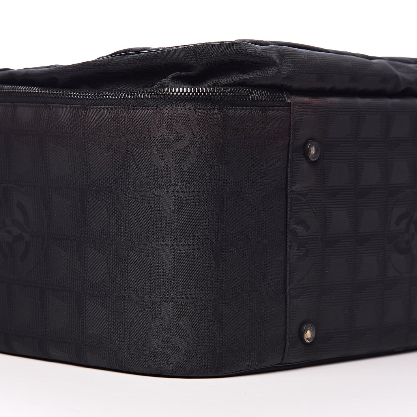 Nylon Travel Small Suitcase Black