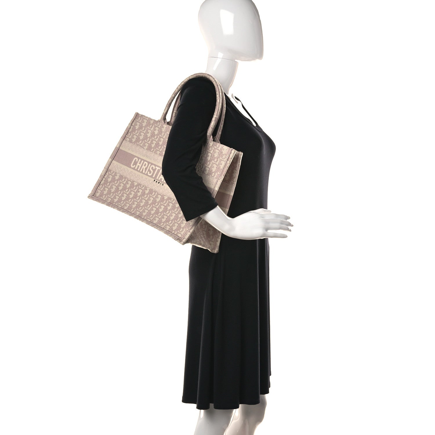 Christian Dior Oblique Medium Book Tote Rose Des Vents 2 of 12