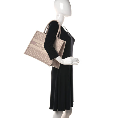 Christian Dior Oblique Medium Book Tote Rose Des Vents 2 of 12